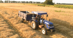 rimorchio trattore campo freno a inerzia