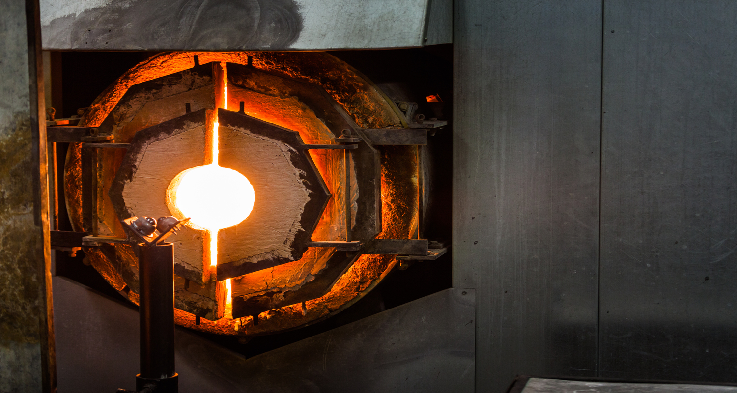 forno industriale per lavorare il vetro